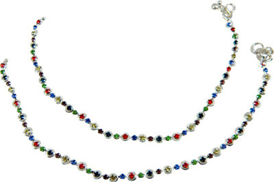 Shreyadzines Alloy Anklet(Pack of 2)