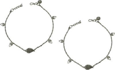 

High Trendz Dazzle Collection Alloy Anklet(Pack of 2)