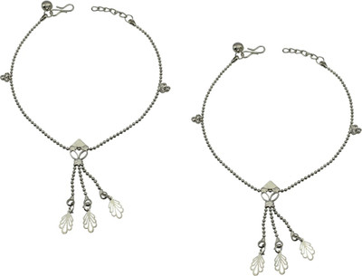 

High Trendz Dazzle Collection Alloy Anklet(Pack of 2)