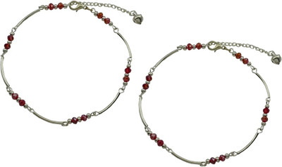 

High Trendz Charms Collection Alloy Anklet(Pack of 2)