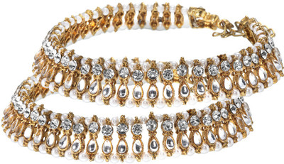 

Arum Alloy Anklet(Pack of 2)