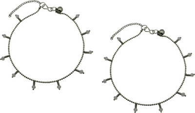 

High Trendz Dazzle Collection Alloy Anklet(Pack of 2)