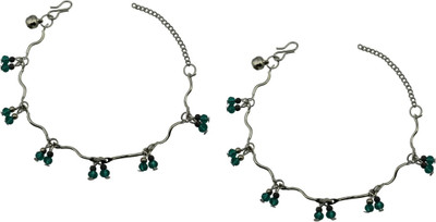 

High Trendz Dazzle Collection Alloy Anklet(Pack of 2)