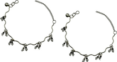 High Trendz Dazzle Collection Alloy Anklet(Pack of 2)