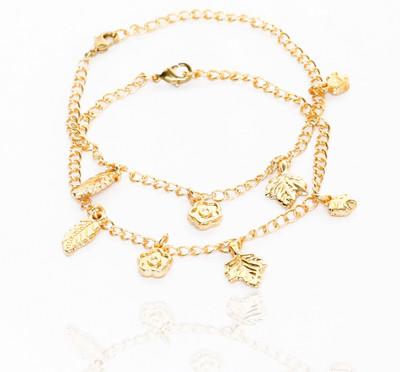 33% OFF on TOUCHSTONE Metal Anklet(Pack of 2)