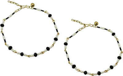 

High Trendz Dazzle Collection Alloy Anklet(Pack of 2)