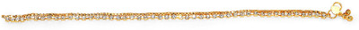 60% OFF on R S Jewels Gold Plated Cz Stone Alloy Anklet