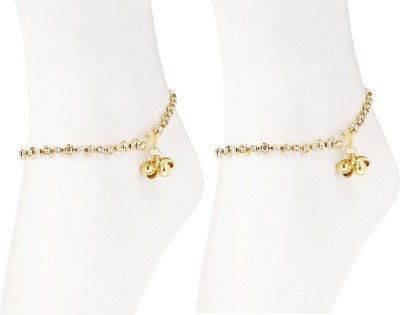 Charms Diva Precious Alloy Anklet(Pack of 2)