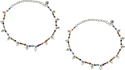 HIGH TRENDZ Dazzle Collection Alloy Anklet(Pack of 2)