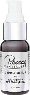 

Rococo Ultimate Face Lift - 20% Argireline + 10% Matrixyl 3000 Serum 1 Oz(30 ml)