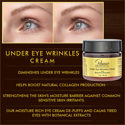 

Rococo Under Eye Wrinkles Cream With Botanical Extracts 1 Oz(30 ml)