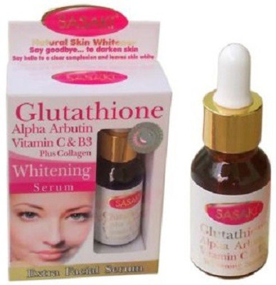 

Sasaki i Skin Whitening Serum With Glutathione and Alpha Arbutin(15 ml)