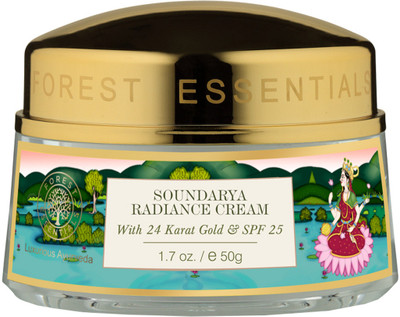 

Forest Essentials Soundarya Radiance Cream with 24 Karat Gold & SPF 25(50 g)