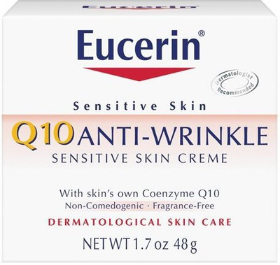 

Eucerin Sensitive Facial Skin Q10 Anti - Wrinkle Sensitive Skin Creme(48 g)