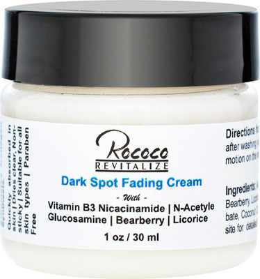

Rococo Dark Spot Fading Cream with Vitamin B3 NAG Bearberry Licorice - 1oz(30 ml)