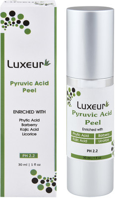 

Luxeur Pyruvic Acid Phytic Acid Lactic Glycolic Combo Peel(30 ml)