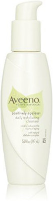 

Aveeno Active Naturals Positively Ageless Daily Exfoliating Cleanser With Natural Shiitake Complex, 5 Ounce(147 ml)