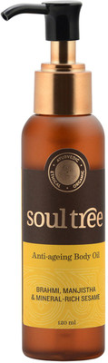

SoulTree Anti-Ageing Body Oil, With Brahmi, Manjistha & Sesame(120 ml)