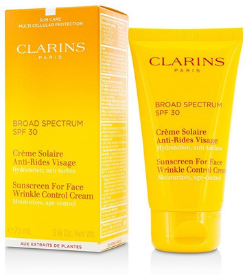 

Clarins Sunscreen for Face Wrinkle Control Cream Broad Spectrum SPF 30(75 ml)