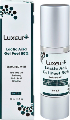 

Luxeur Lactic Acid and Kojic Acid Fairness Skin Lightening Peel(30 ml)