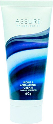 

Assure Natural Active Anti-Aging Night Cream Vitamin E Enriched - 60 gms(60 g)