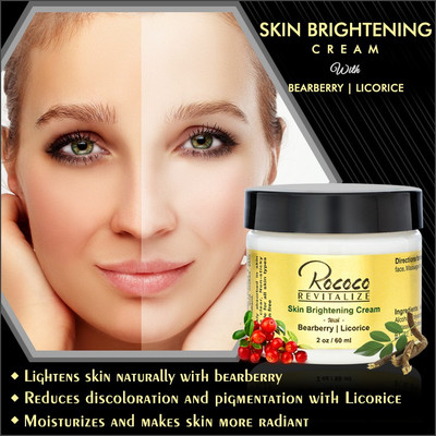 

Rococo Skin Brightening Cream with Bearberry and Licorice - 1oz(30 ml)