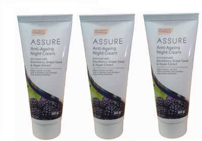 

Assure Anti Ageing Night Cream (Pack of 3)(180 g)