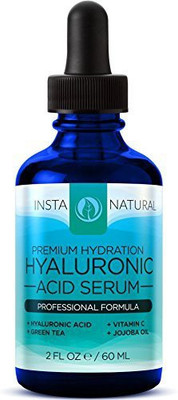 

InstaNatural Hyaluronic Acid Serum - Anti-Aging Skin Care Product for Face - Reduces Wrinkles, Fine Lines & More - For Youthful & Radiant Skin - With Vitamin C Serum, Vitamin E & Green Tea - 2 OZ(60 ml)