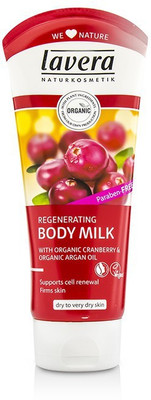 

Lavera Organic Cranberry and Argan Oil Regenerating Body Milk(200 ml)
