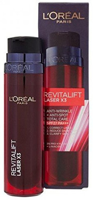 

L'Oreal Paris Revitalift Laser*3 Anti-Wrinkle + Anti-Spot Total Care Spf 27+++(50 ml)