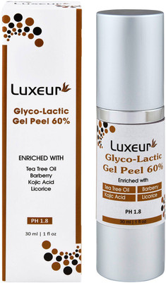 

Luxeur Glycolic Acid Lactic Acid 60% Enriched with Kojic Acid(30 ml)