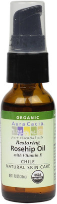 

Aura Cacia Organic Natural Skin Care, Restoring Rosehip Oil with Vitamin E(30 ml)