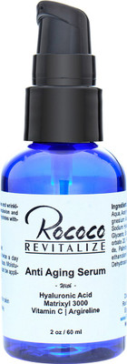 

Rococo Anti Aging Serum Hyaluronic Acid Matrixyl 3000 Vitamin C Argireline - 2oz(60 ml)