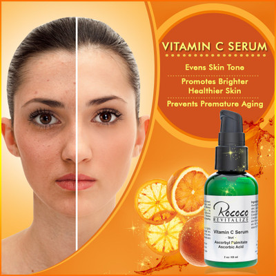 

Rococo Vitamin C Serum With Ascorbyl Palmitate And Ascorbic Acid 1 Oz(30 ml)
