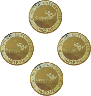 

KINDRED ENTERPRISE LLC GOLD-QUARTET Anti-Radiation Sticker(Laptop, Phone, Tablet, Television, Generic, Mobile, PC)