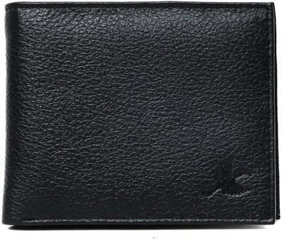 

Hornbull Men Black Genuine Leather Wallet(3 Card Slots)