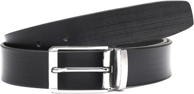 

Hornbull Men Formal Black Genuine Leather Belt