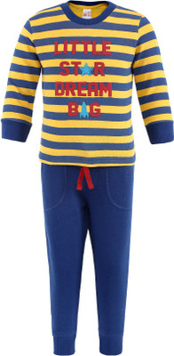 

FS Mini Klub Boys T-shirt Pant(Multicolor, Striper