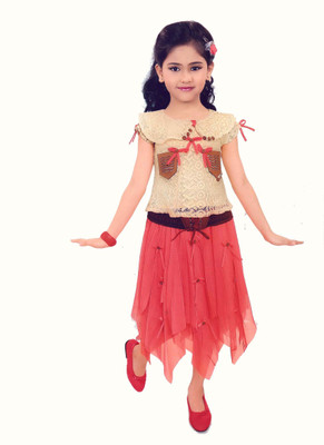 

Hey Baby Girls Top Skirt(Pink