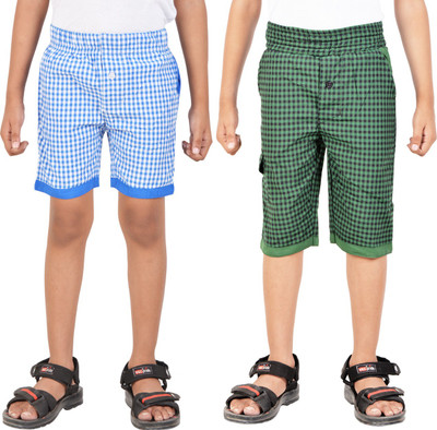 

Gkidz Boys Casual Shorts(Blue, Green