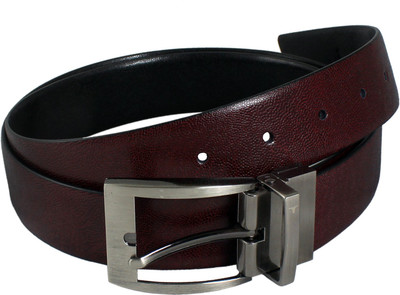 

Bulchee Men Black, Brown Genuine Leather Belt, Black;burgundy