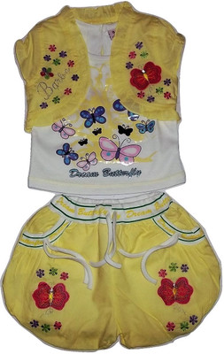 

Gungun Fashion Girls Casual Dress(Yellow)
