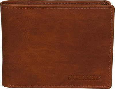 

Allure Design Men Tan Artificial Leather Wallet(6 Card Slots)