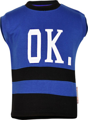 

Gkidz Sleeveless Printed Boys Sweatshirt, Blue
