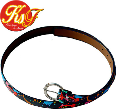 

Kshipra Fashion Girls Casual, Formal, Evening Black Artificial Leather Belt