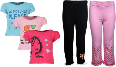 

Gkidz Girls Casual T-shirt, Multicolor