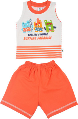 Cucumber Boys Casual T-shirt(White) available at flipkart for Rs.188