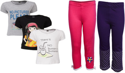

Gkidz Girls Casual T-shirt, Multicolor