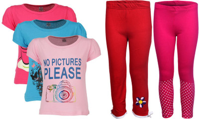 

Gkidz Girls Casual T-shirt, Multicolor