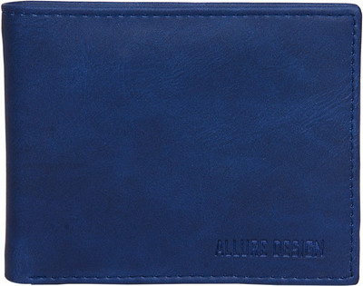 

Allure Design Men Blue Artificial Leather Wallet(6 Card Slots)